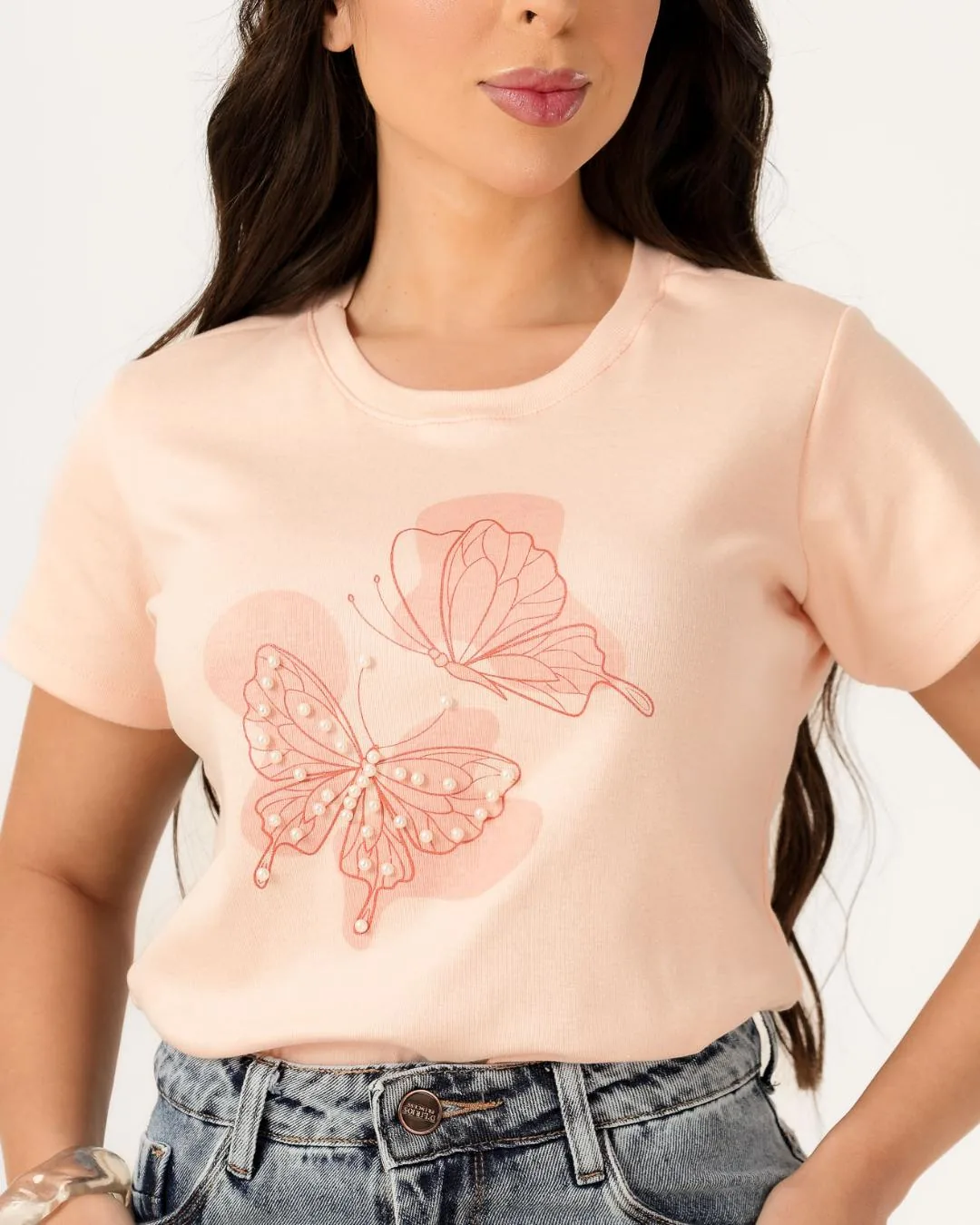 CAMISETA RIBANA DUAS BORBOLETAS